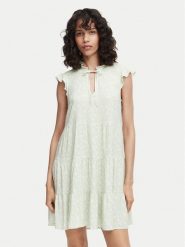 Vero Moda Sukienka letnia Alba 10342656 Zielony jasny Regular Fit. Zielone sukienki damskie Vero Moda, bez wzorów, z wiskozy, bez ramiączek. Za 111.99 zł.