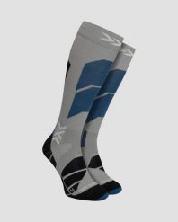 Skarpety unisex X-Socks Ski Perform Otc Silver Grey G412. Szare skarpetki damskie X Socks, bez wzorów, z materiału. Za 169.99 zł.