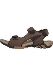 Sandały Whistler Tegale. Czarne sandały damskie WHISTLER, bez wzorów, z materiału, bez obcasa, bez zapięcia. Za 134.99 zł.