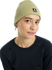 Burton Czapka beanie w kolorze beżowym rozmiar: onesize. Brązowe czapki damskie Burton, bez wzorów, z polaru. Za 95.20 zł.