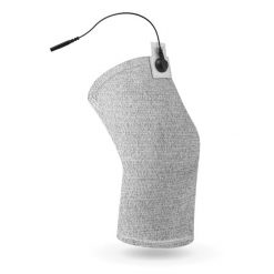 Opaska przewodząca do elektrostymulacji kolana 4FIZJO. Szare paski damskie 4FIZJO, bez wzorów. Za 49.99 zł.