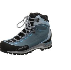 Buty trekkingowe damskie La Sportiva La Trango Tech Gtx. Niebieskie obuwie trekkingowe damskie La Sportiva, z materiału, za kostkę, bez zapięcia. Za 1,209.99 zł.