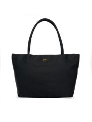 Tommy Hilfiger Torebka Th Marina Hobo/Tote Nylon AW0AW18862 Czarny. Czarne shopper bag Tommy Hilfiger, bez wzorów, z materiału, bez dodatków. Za 569.99 zł.