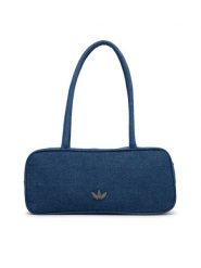 Adidas Torebka Adicolor Elongated Airliner Denim Bag KD7875 Niebieski. Niebieskie torebki klasyczne damskie Adidas, z denimu, bez dodatków. Za 199.99 zł.