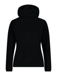 CMP Bluza polarowa w kolorze czarnym rozmiar: 40. Czarne bluzy damskie CMP, bez wzorów, z materiału, bez kaptura. Za 100.28 zł.