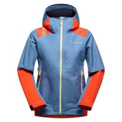 Damska kurtka narciarska La Sportiva Crossridge Evo Shell. Niebieskie kurtki sportowe damskie La Sportiva, s, bez wzorów, z materiału, bez kaptura. Za 1,813.55 zł.