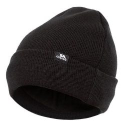 Czapka Unisex Dla Dorosłych Littlebrook Beanie. Czarne czapki damskie Trespass, na zimę, bez wzorów. Za 59.99 zł.