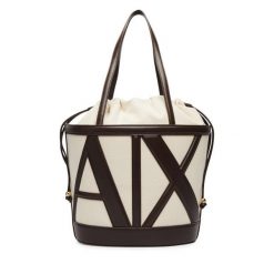 Torebka Armani Exchange. Brązowe torebki klasyczne damskie Armani Exchange, bez dodatków. Za 759.99 zł.