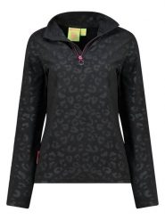 Geographical Norway Bluza polarowa w kolorze czarnym rozmiar: L. Czarne bluzy damskie Geographical Norway, l, bez wzorów, z polaru, bez kaptura. Za 69.42 zł.