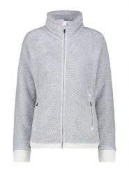 CMP Kurtka polarowa w kolorze szarym rozmiar: 38. Szare kurtki damskie CMP, bez wzorów, z materiału, bez kaptura. Za 139.87 zł.