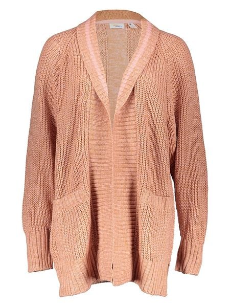 O'Neill Kardigan w kolorze łososiowym rozmiar: M. Pomarańczowe kardigany damskie O'Neill, m, bez wzorów, ze splotem. Za 211.31 zł.