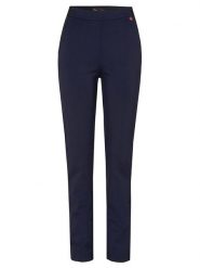 Relaxed by TONI Spodnie "Alice" w kolorze granatowym rozmiar: 48/48. Niebieskie spodnie materiałowe damskie Relaxed by TONI, bez wzorów, z materiału. Za 144.24 zł.