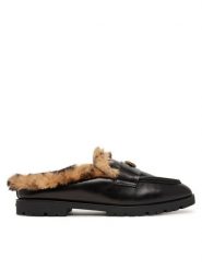 PINKO Klapki Nora 09 SD0683P186 Czarny. Czarne klapki damskie Pinko, bez wzorów, ze skóry, bez obcasa, bez zapięcia. Za 1,479.00 zł.