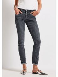 Street One Dżinsy - Slim fit - w kolorze antracytowym rozmiar: W32/L30. Czarne jeansy damskie Street One. Za 192.33 zł.