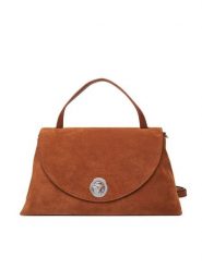 Coccinelle Torebka Toc Coccinellenikla Suede Bim E1 TOC 18 01 01 Brązowy. Brązowe torebki klasyczne damskie Coccinelle, ze skóry, bez dodatków. Za 1,359.00 zł.