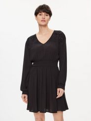 Vila Sukienka codzienna Mesa 14092006 Czarny Loose Fit. Czarne sukienki damskie Vila, bez wzorów, z wiskozy, bez ramiączek. Za 149.99 zł.