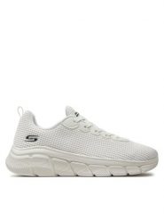 Skechers Sneakersy Bobs B Flex-Visionary Essence 117346/W Biały. Białe obuwie sportowe damskie Skechers, z materiału, bez zapięcia. Za 199.99 zł.
