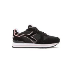 Sneakersy damskie DIADORA OLYMPIA PLATFORM WN. Czarne obuwie sportowe damskie Diadora, bez zapięcia. Za 129.99 zł.