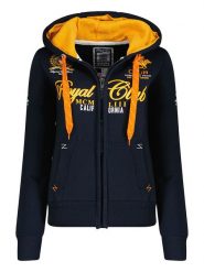 Canadian Peak Bluza "Fanilleak" w kolorze granatowym rozmiar: S. Niebieskie bluzy damskie Canadian Peak, s, z aplikacjami, z bawełny, bez kaptura. Za 105.38 zł.