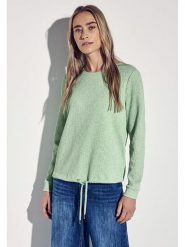 Street One Sweter w kolorze zielonym rozmiar: 42. Zielone swetry klasyczne damskie Street One, ze splotem, bez kołnierzyka. Za 155.95 zł.