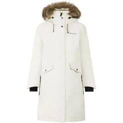 Parka dla kobiet Didriksons Erika. Białe parki damskie Didriksons, na jesień, bez kaptura. Za 1,065.85 zł.