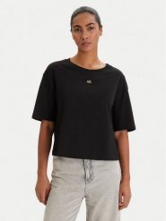 Armani Exchange T-Shirt XW001836 AF10356 UC001 Czarny Regular Fit. Czarne t-shirty damskie Armani Exchange, m, bez wzorów, z bawełny, bez kołnierzyka. Za 289.99 zł.
