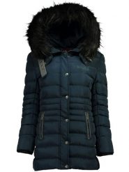 Canadian Peak Parka w kolorze granatowym rozmiar: L. Niebieskie parki damskie Canadian Peak, l, bez kaptura. Za 203.45 zł.