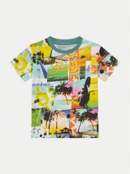 Guess T-Shirt N5GI19 K8HM4 Kolorowy Regular Fit. T-shirty i koszulki chłopięce Guess, z aplikacjami, z bawełny, bez kołnierzyka, bez ramiączek. Za 69.99 zł.