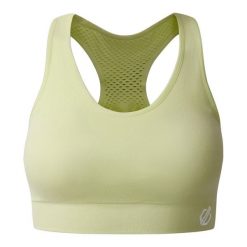 Damski Biustonosz Sportowy Dont Sweat It II. Żółte biustonosze sportowe damskie Dare 2b, bez wzorów. Za 82.99 zł.