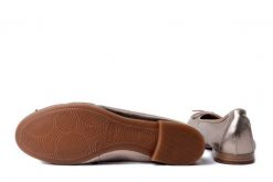 MACIEJKA P6800-25/00-0 złoty, baleriny damskie. Żółte balerinki damskie Maciejka, bez wzorów, ze skóry. Za 199.90 zł.