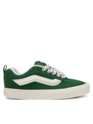 Vans Tenisówki Knu Skool VN000D6ZBR11 Zielony. Zielone trampki damskie Vans, bez wzorów, ze skóry, bez zapięcia. Za 249.99 zł.