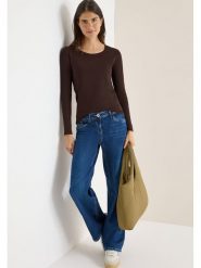 Cecil Koszulka w kolorze brązowym rozmiar: XXL. Brązowe koszulki damskie Cecil, xxl, bez wzorów, z bawełny, bez kołnierzyka, bez ramiączek. Za 65.54 zł.