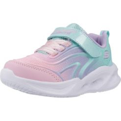 Buty SKECHERS SOLA GLOW Wielokolorowy. Obuwie trekkingowe damskie Skechers, z syntetyku, bez zapięcia. Za 197.99 zł.