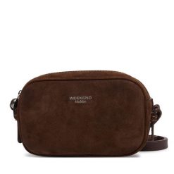 Torebka Weekend Max Mara. Brązowe listonoszki damskie Weekend Max Mara, bez wzorów, bez dodatków. Za 1,479.00 zł.