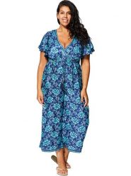 Aller Simplement Kombinezon w kolorze granatowo-turkusowym rozmiar: 50/52. Niebieskie kombinezony damskie Aller Simplement, bez wzorów, bez kołnierzyka, bez ramiączek. Za 56.99 zł.