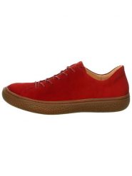 Think! Skórzane sneakersy "Tjub" w kolorze czerwonym rozmiar: 36. Czerwone obuwie sportowe damskie Think!, ze skóry, bez zapięcia. Za 166.88 zł.