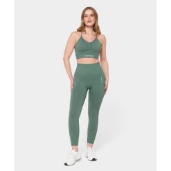 Legginsy bezszwowe Carpatree Allure zielone. Zielone legginsy damskie Carpatree, xs, bez wzorów. W wyprzedaży za 169.99 zł.