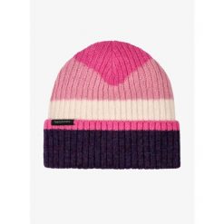 Czapka zimowa Peak Performance Traverse Hat - mys purple/bit root/vin white. Czerwone czapki damskie Peak Performance, na zimę, bez wzorów. Za 161.99 zł.