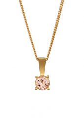 Elli PREMIUM Damski Solitaire zawieszka Elegant z kamieniem szlachetnym morganit w pozłacanym srebrze próby 925 Sterling Silver Naszyjniki 1 ct. Szare naszyjniki damskie Elli PREMIUM, z morganitem, pozłacane. Za 598.99 zł.
