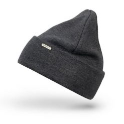 Czapka zimowa damska smerfetka Brødrene cz26 1010690 c. szara. Szare czapki damskie na zimę, bez wzorów. Za 45.00 zł.