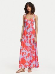 Maaji Sukienka letnia Lamary PT3024CLD001 Fioletowy Regular Fit. Fioletowe sukienki damskie Maaji, bez wzorów, z wiskozy, bez ramiączek. Za 549.99 zł.