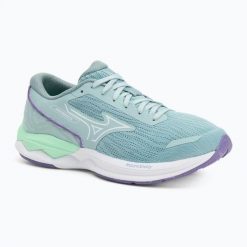 Buty do biegania damskie Mizuno Wave Revolt 3. Białe obuwie sportowe damskie Mizuno, bez zapięcia, do biegania, mizuno wave. Za 299.99 zł.