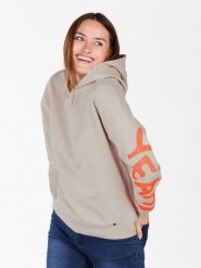 KEY LARGO Bluza "Yeah" w kolorze beżowym rozmiar: XL. Brązowe bluzy damskie KEY LARGO, xl, bez wzorów, z kapturem. Za 82.44 zł.