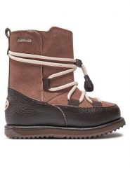 EMU Australia Śniegowce Blackburn K12603 Beżowy. Brązowe kozaki dziewczęce EMU Australia, bez wzorów, ze skóry, bez obcasa, bez zapięcia. Za 479.99 zł.