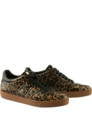 Högl Skórzane sneakersy "Cleo" w kolorze czarno-jasnobrązowym rozmiar: 42,5. Brązowe obuwie sportowe damskie Högl, bez zapięcia. Za 413.35 zł.