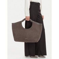 Torebka GINO ROSSI. Brązowe shopper bag Gino Rossi, bez wzorów, bez dodatków. Za 699.99 zł.