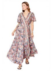 Aller Simplement Sukienka w kolorze granatowo-czerwonym rozmiar: 42. Niebieskie sukienki damskie Aller Simplement, bez wzorów, klasyczne, bez ramiączek. Za 83.22 zł.