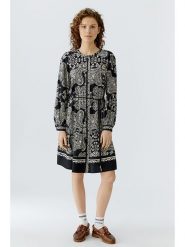 Oui Sukienka w kolorze czarno-kremowym rozmiar: 34. Czarne sukienki damskie Oui, bez wzorów, z tkaniny, bez ramiączek. Za 404.99 zł.