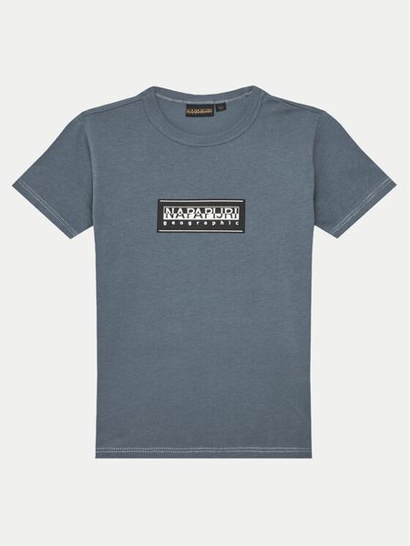Napapijri T-Shirt Chamois NP0A4ILE M Niebieski Regular Fit. Niebieskie t-shirty i koszulki chłopięce Napapijri, bez wzorów, z bawełny, bez kołnierzyka, bez ramiączek. Za 49.99 zł.