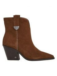 Pepe Jeans FOOTWEAR Skórzane kozaki w kolorze jasnobrązowym rozmiar: 36. Brązowe kozaki damskie Pepe Jeans FOOTWEAR, na zimę, z jeansu, bez obcasa, bez zapięcia. Za 198.10 zł.